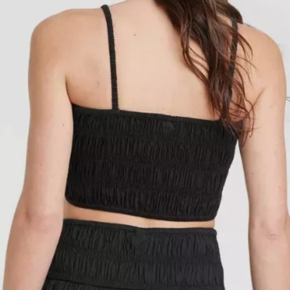 New A New Day Smocked Crop Top Size L - Picture 8 of 8